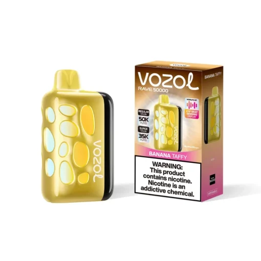 Vozol Rave 50000 Banana Taffy