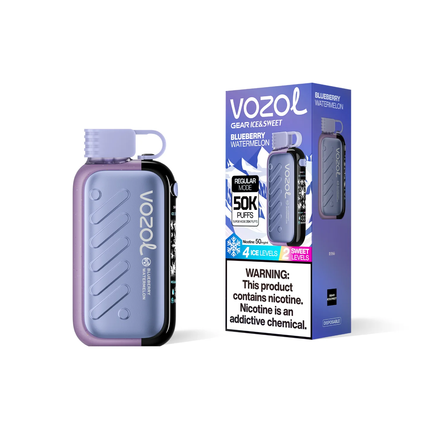 Vozol Gear 50000 Blueberry Watermelon